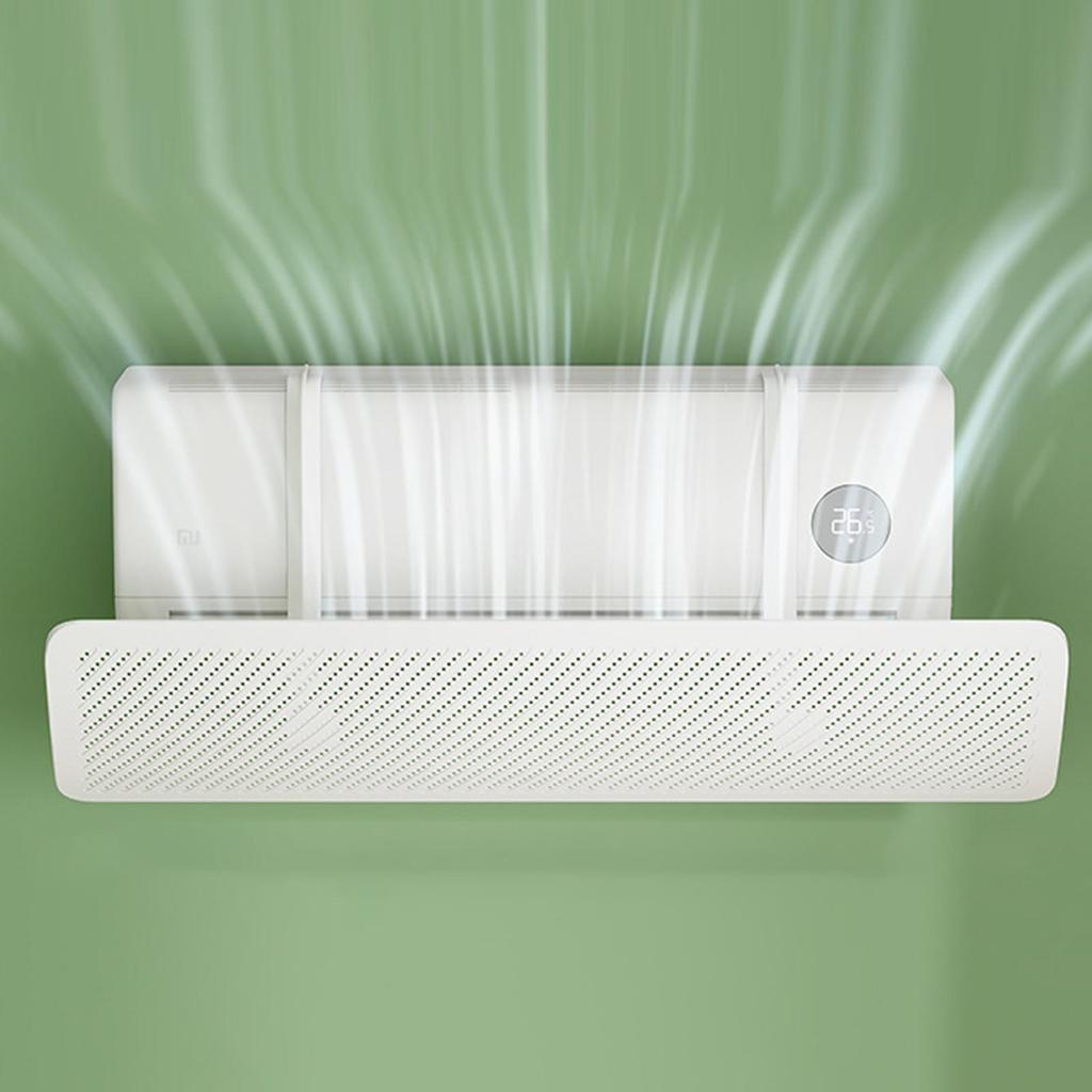 Déflecteur de Vent de Climatisation Réglable Sortie d'Air de Pare-brise de Climatiseur Bouclier Déflecteur d'Air Accessoires pour Maison et Bureau Universel