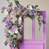 Color Silk Floral Arrangement Gift Box Hollow Stems Fabric Flowers for Wall Decoration Crafts Event Decoration