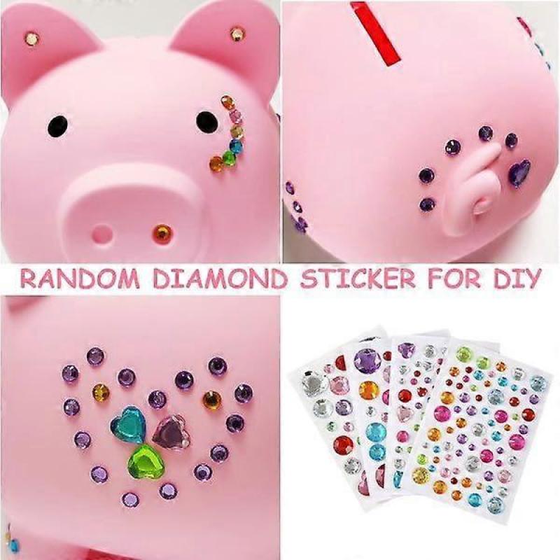 Piggy bank, unbreakable plastic money box, money box for girls and boys, medium-sized piggy banks