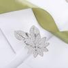 New Hot Top Quality Hot Sale Famous Brand Anniversary Gifts Party Jewelry For Women Lotus Zircon Ring Europe Luxury Flower Rings