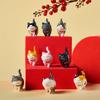 AAGWW Working Cat Figure Kitten Toy Set, Mini Toy Figures, Cat Characters, Birthday Party Accessories, Dark Colors (45 pieces, 5 sets total)