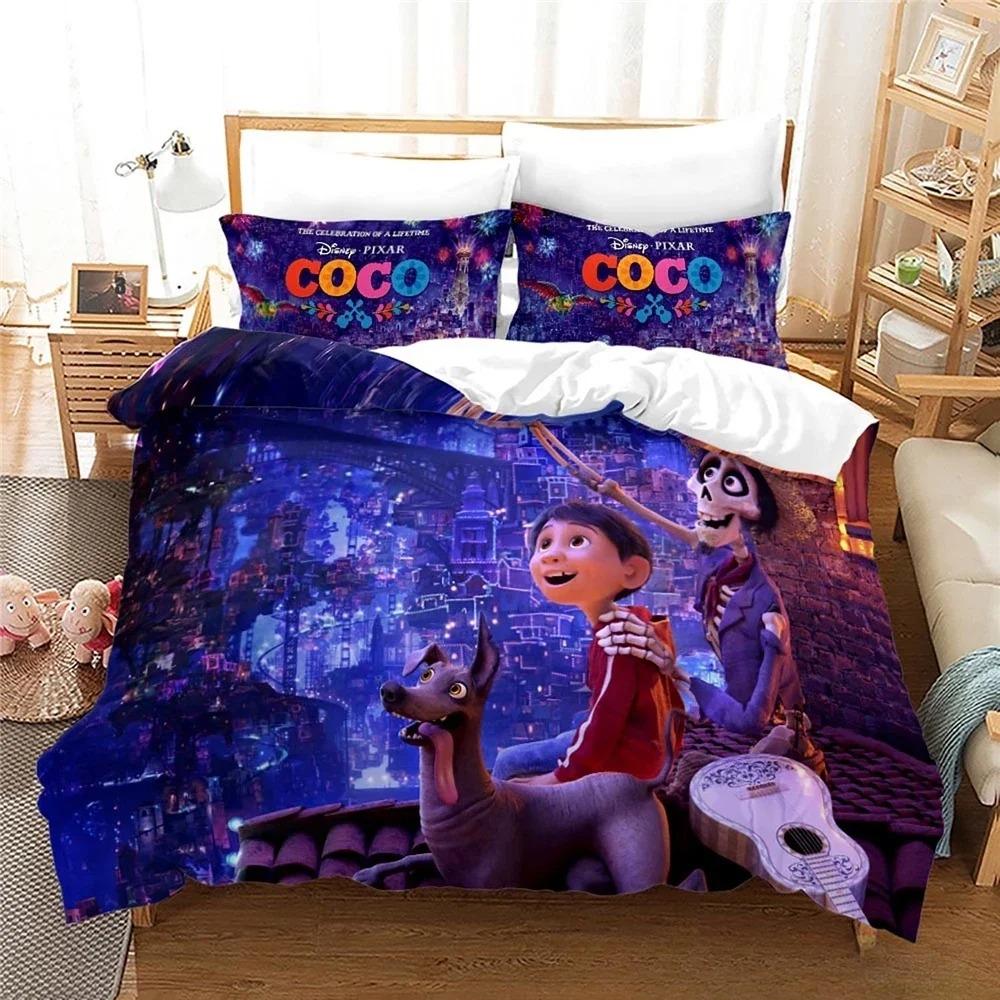Comforter Cartoon Coco Bedding Set For Boys Single Twin Size Sets Teen S