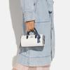 New COACH Lacey Artificial Leather Handbag, Shoulder Bag, Crossbody Bag Medium Size Women's Chalk White & Indigo CB874-SVUON