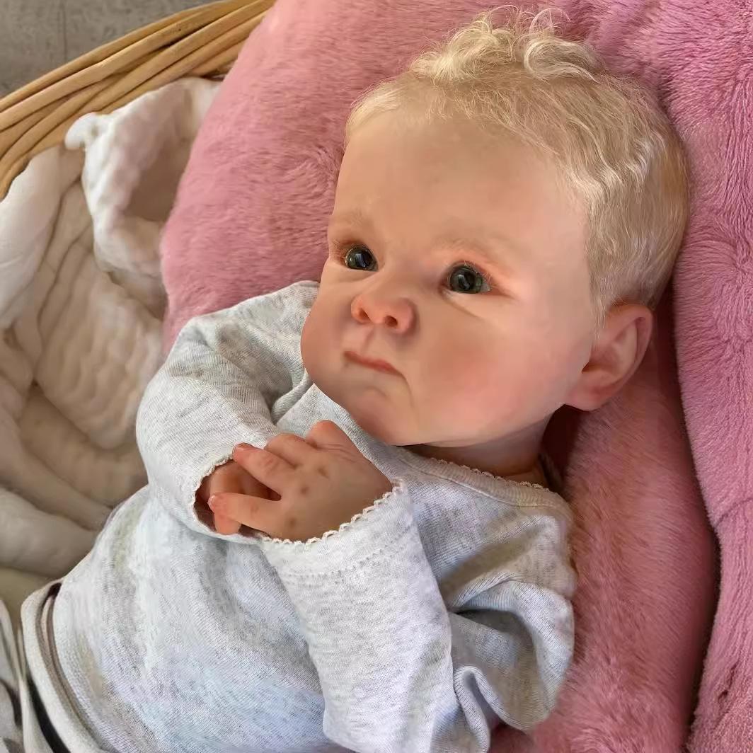 

NPK Reborn Baby 18 дюймов с короткими волосами Bettie Toddler Girl очень мягкая тканевая кукла мягкая игрушка как настоящая реалистичная мягкая на ощупь cloth body