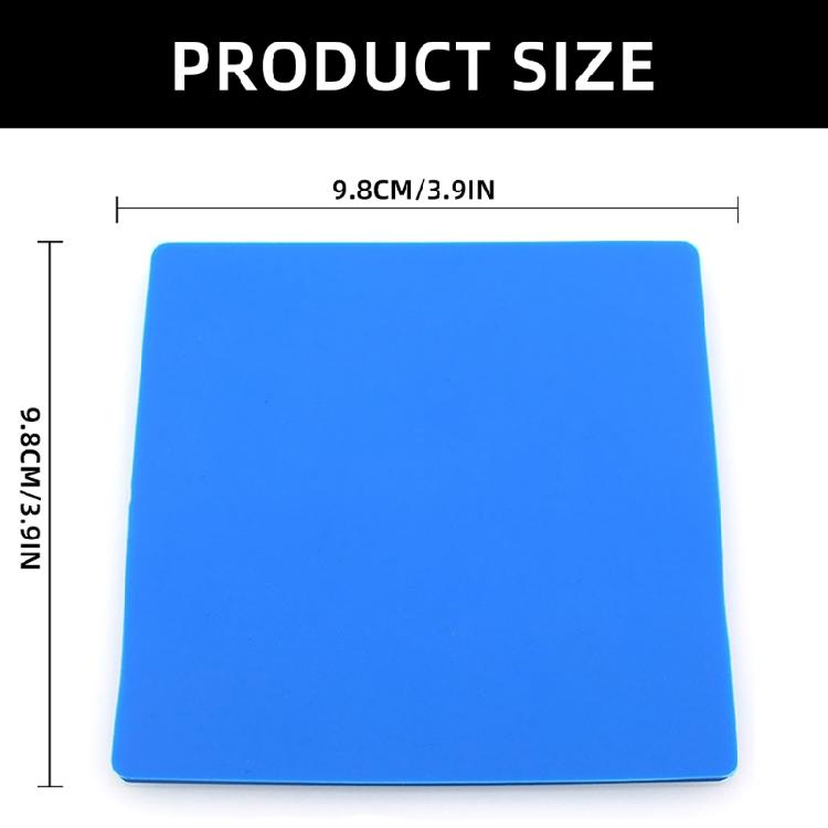 Nonslip Square Silicone Coasters Effective Silicone Coasters Practical Square Insulated Mat To Protect Furniture