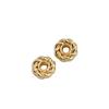 14k Gold-Plated Color-Preserving Twisted Spacer Beads - 5mm Washers for DIY Jewelry Making