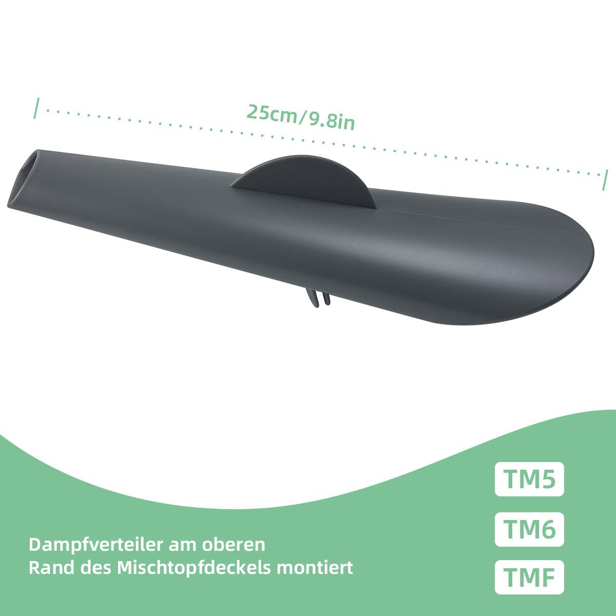 

1 steam separator for Thermomix TM5 TM6 TM Friend 360 degree rotation moisture resistance dishwasher safety plastic material 1 серый