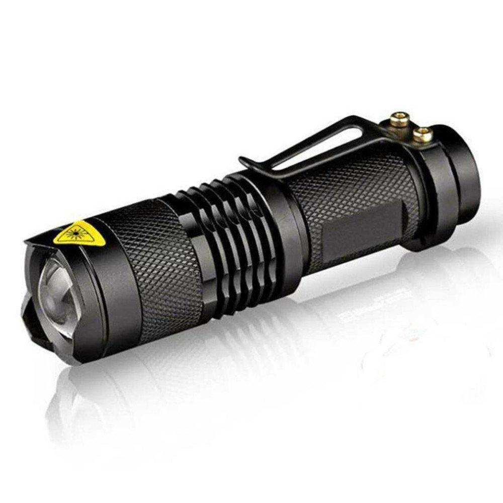 Bright Aluminum Alloy LED Zoom Mini Flashlight - Outdoor Strong Light SK68