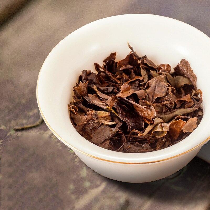 2018 Fuding Shou Mei Long Brow Tea White Tea Handmade Aged Bai Cha Cake 300g