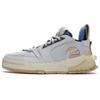 New LINING Enlightenment Skateboard Shoes Men Mid Top Gray/Blue AGCR447-1