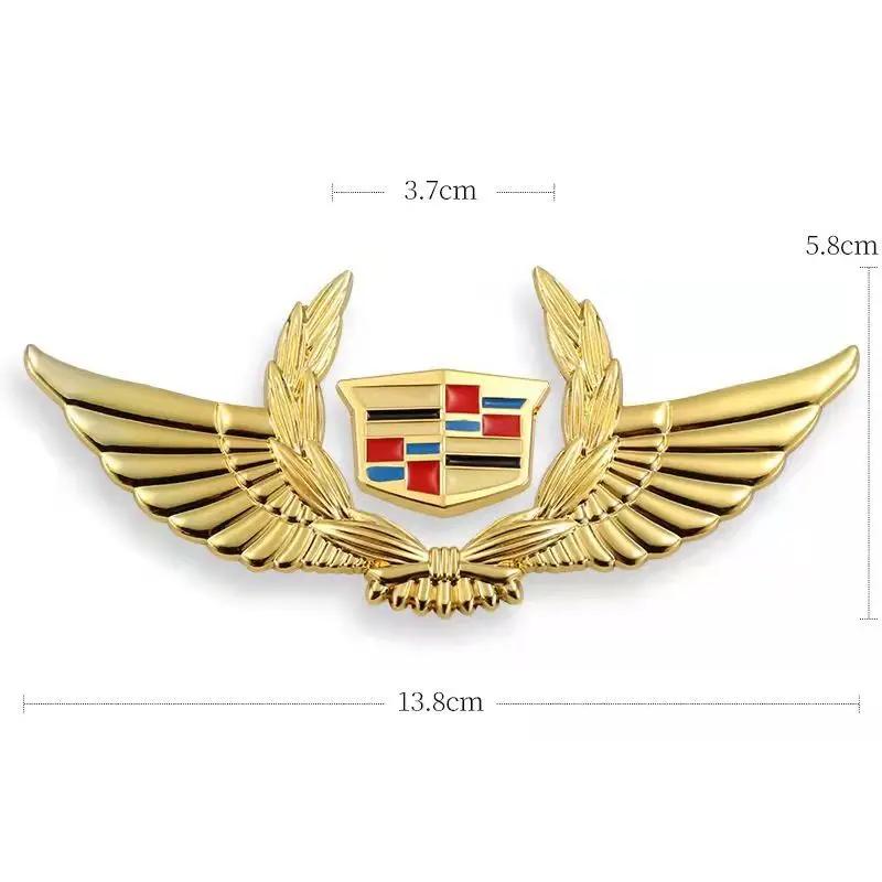 Metal Car Body Stickers Emblem for Cadillac Escalade CTS ATS SRX Deville BLS XT4 XT5 XT6 STS XTS SLR XLR CT4 CT5 CT6 Accessories