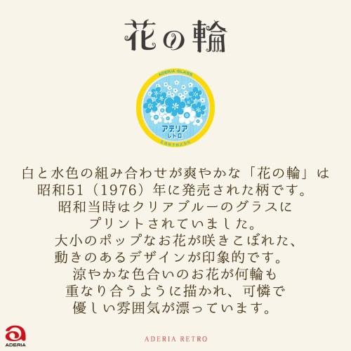 Aderia (ADERIA) [Aderia Retro Flower Ring Bonbon Container 680, Gift Boxed, Made in Japan, 1934] Storage Container, Showa Era Retro Glass Canister, Ai
