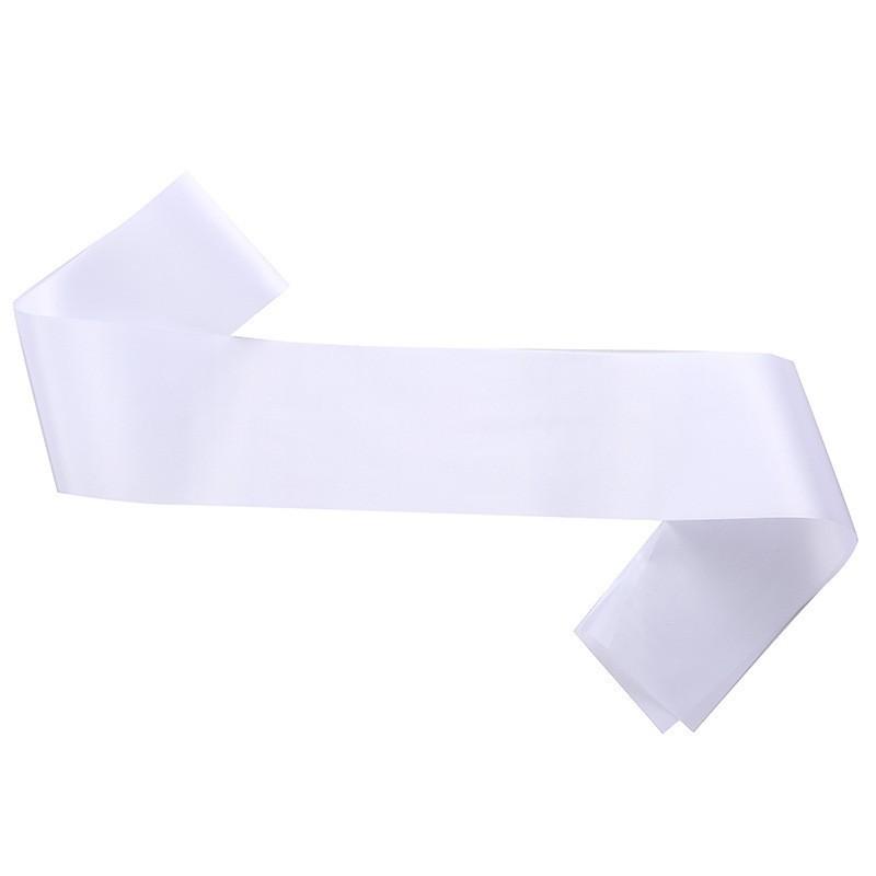 DIY Blank Satin Sash Belts Shoulder Straps with Multi-Color Options for Graduation, Parties & Events