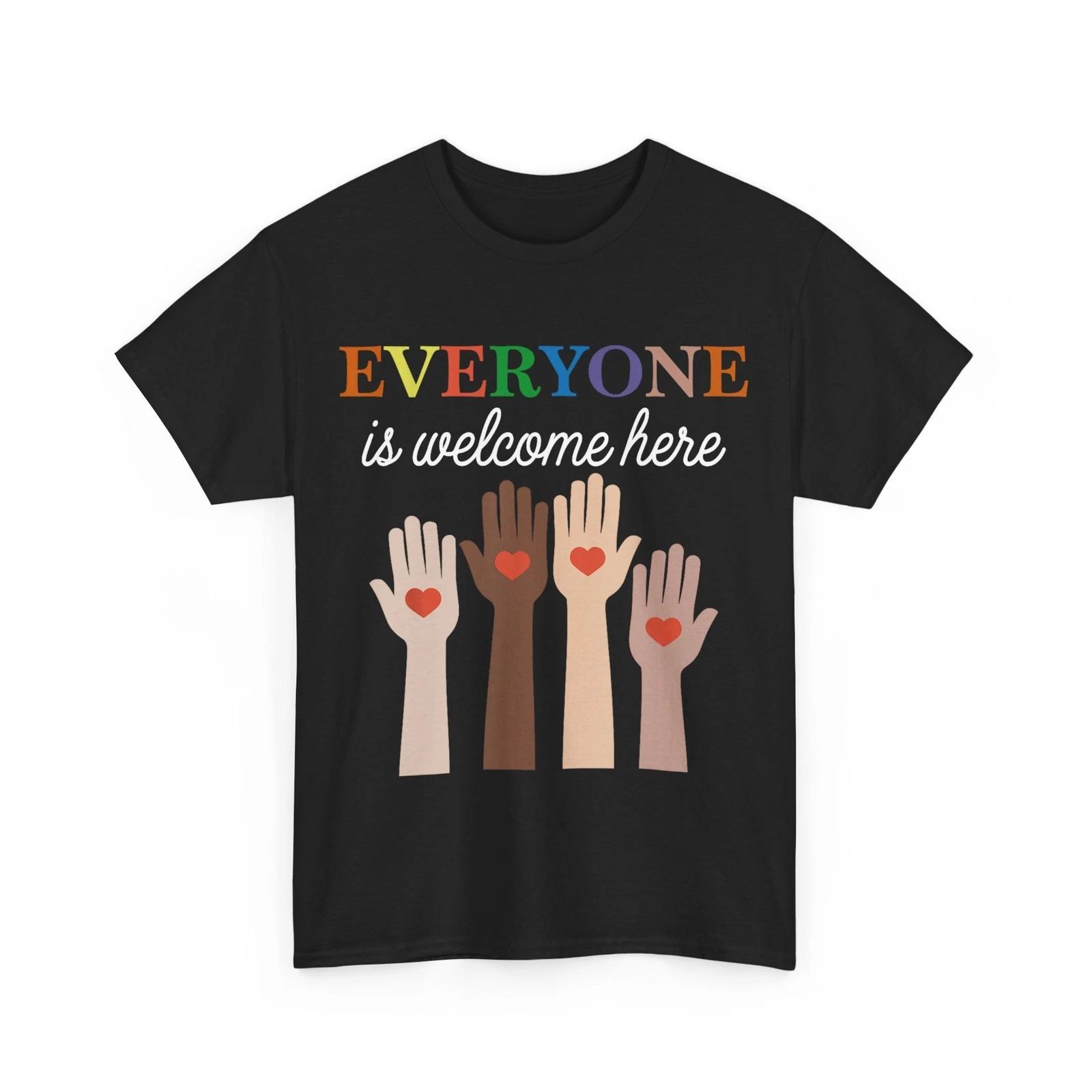 

Everyone Is Welcome Here Idaho Teacher T shirt XL