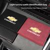 Führerschein-Tasche Lederhülle Ausweishalter Für Chevrolet Corvette Montana TrailBlazer Silverado Traverse Camaro Suburba