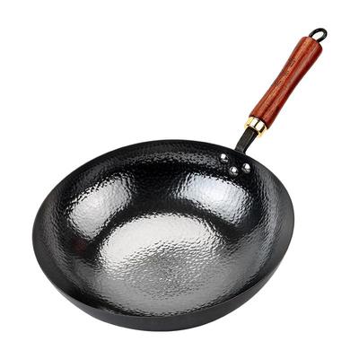 Yan Tiejang Traditional Wrought Iron Round Bottom Wok