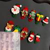 3D Baroque Angel Butterfly Christmas Tree Snowman Nail Mold DIY Nail Art Decorations Silicone Carving Mold Manicure Template