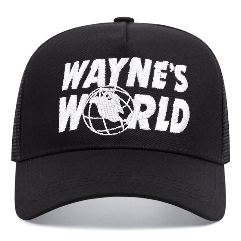 Wayne'S World Embroidered Baseball Cap Men'S And Women'S Outdoor Sports Event Cap American Trucker Cap Trend Fashion