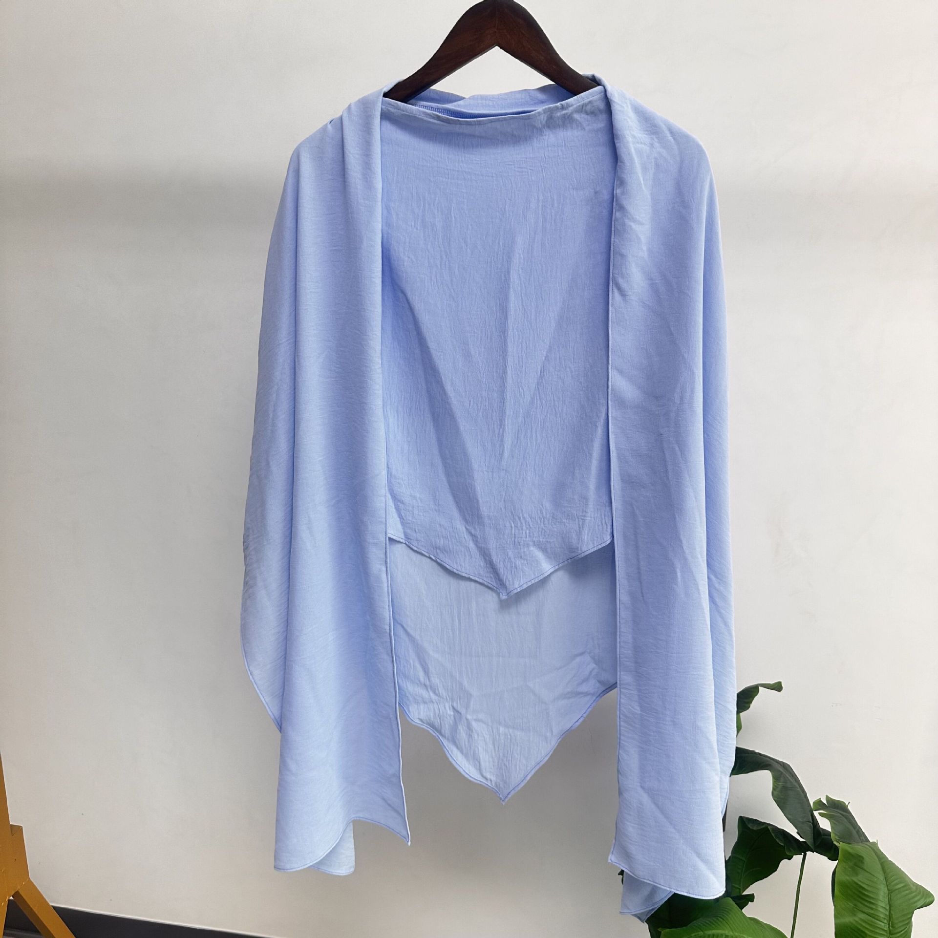 

Женская мода исламский платок на голову мусульманский хиджаб однотонный хиджаб шаль женский трикотажный тюрбан тюрбан мгновенное обертывание синий