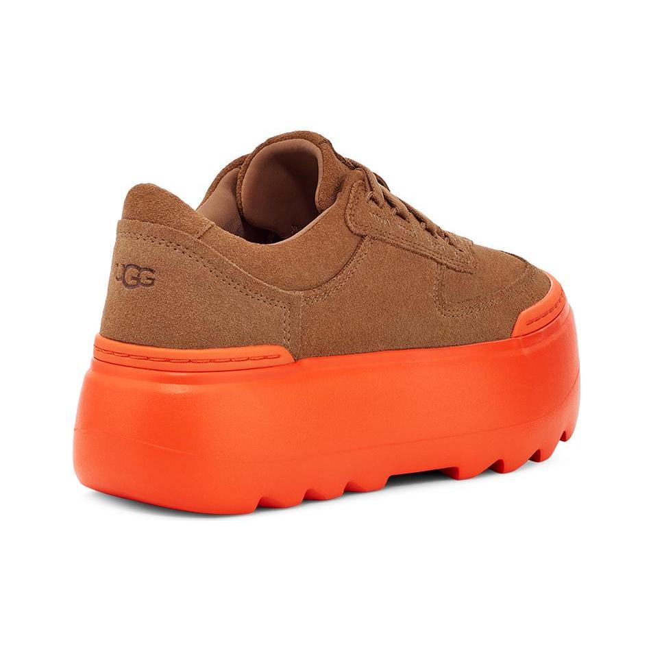New UGG Marin Mega Trainer 'Chestnut Orange Soda' Women's 1135010-COGS