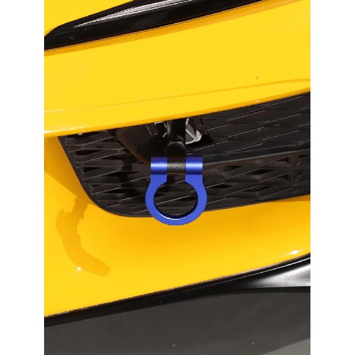 For Toyota GR Supra MK5 A90 2019-2024 Aluminum Alloy Red Car Forward Trailer Hook Tow Ring Bumper Tow Hook Trim Car Accessories