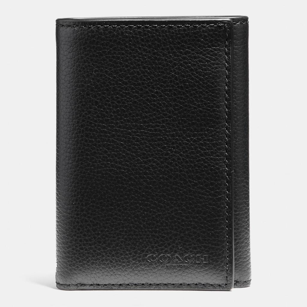 Coach Trifold Wallet Black