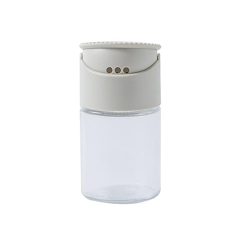 Kitchen Double Diameter Glass Salt Bottle Sealed Seasoning Shaker Cumin Pepper Jar Seasoning Box Salt and Pepper Vinajeras