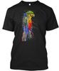 Funny Colorful Parrot T-shirt Made In the USA Size S To 5XL