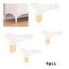 4pcs 10cm Metal Furniture Foot Bathroom Cabinet Sofa Bedside Tables Coffee Table Legs Furniture Part Replacement Feet