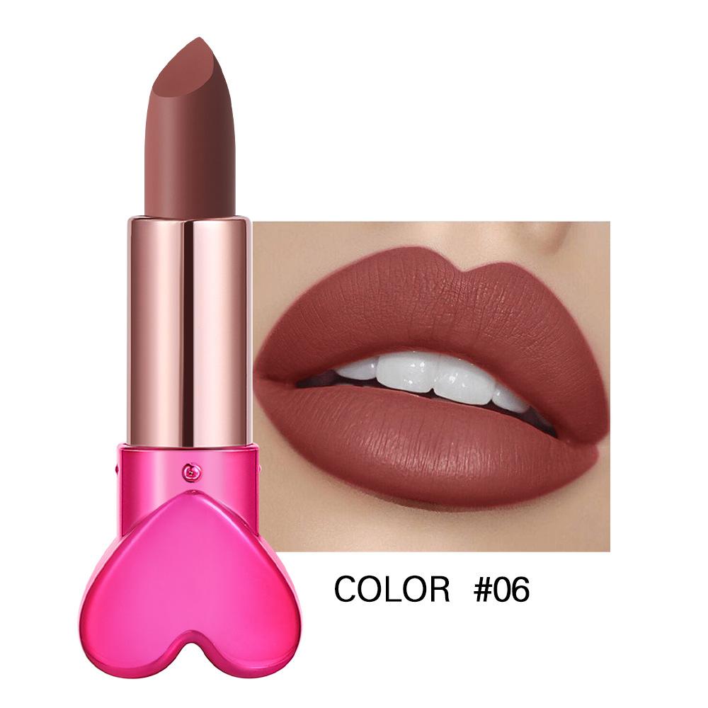 JYL Матовая матовая кожа лица не прилипает к чашке водостойкая помада стойкая бархатная матовая помада 6 телесный