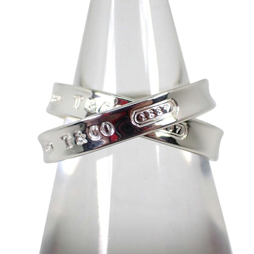 

[Used] TIFFANY/Tiffany 925 1837 Interlocking Circle Ring No. 9 [g278-69]