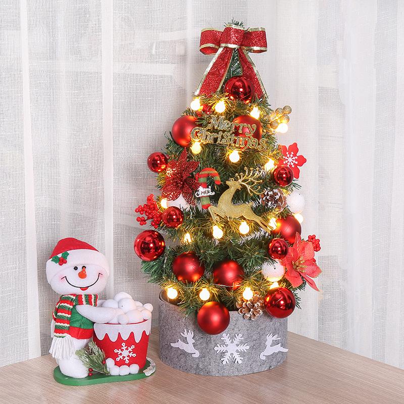 Neuer Weihnachtsbaum 45cm Tisch-Mini-Dekoration Luxus-Set Dekorative Artikel