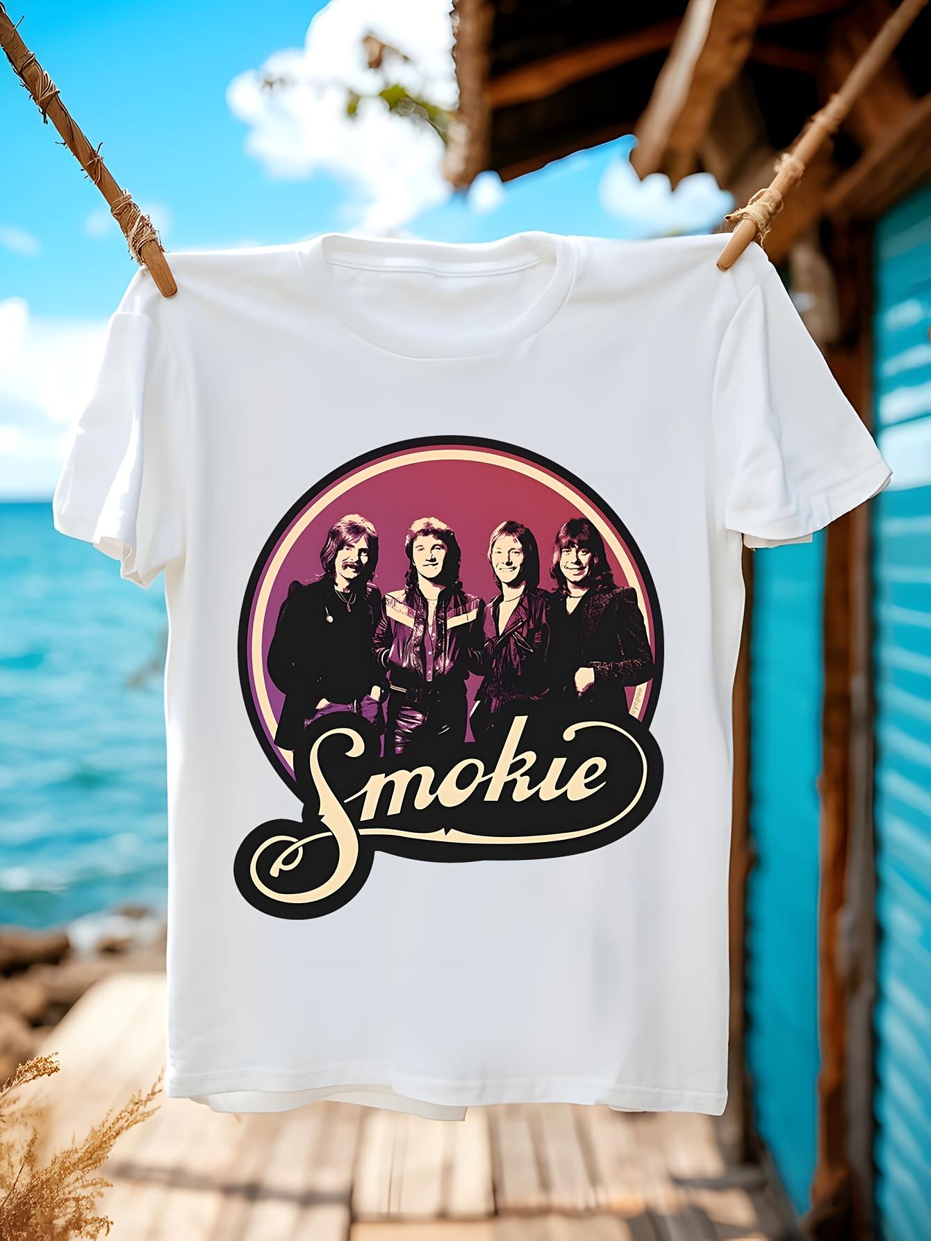 Vintage 70s Glam Rock Band T-shirt - Smokie Concert Graphic Tee L
