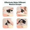 6-Heads Handhel Fascia Gun High Frequency Vibration Body Massage Gun Neck Shoulder Waist Back Handle Massager Fascia Masajeador