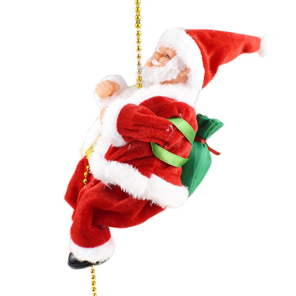 Classic Santa Claus Climbing Rope with Beads - Christmas Decoration Toy