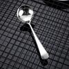 Stainless Steel Dessert Spoon Smooth Modern Spoons Design Coffee Soup Edge Kids Rust-Proof Dishwasher