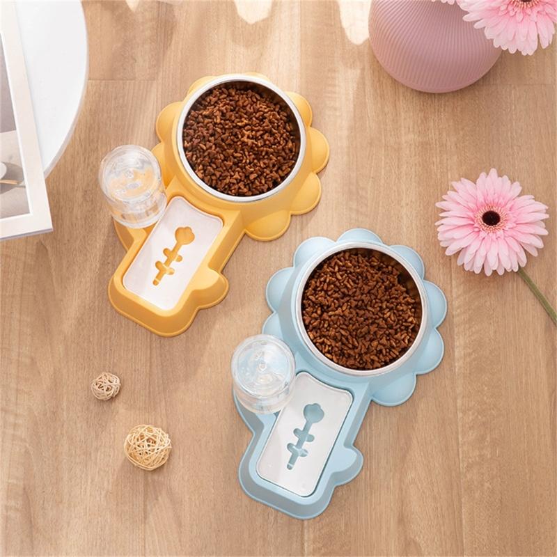 Raised Cats Bowls Dog Feeding Bowl AntiVomiting Food Container for Small Dogs Pet Feeding Bowl Pet Watering Supplies