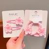 Baby Hair Clip Set Baby Headband Accessories Cute Kid Hair Clip Hairpins Pink Floral Girl Baby Barrettes Hair Accessories