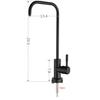 Stainless Steel RO Water Faucet Reverse Osmosis Water Filtration System Water Filter Faucet Kitchen Drinking Water Faucet