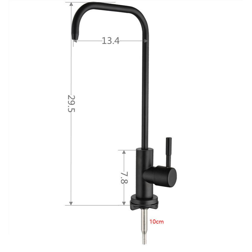 Stainless Steel RO Water Faucet Reverse Osmosis Water Filtration System Water Filter Faucet Kitchen Drinking Water Faucet