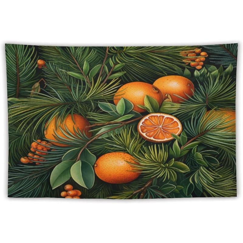 

Tropical Orange Grove Tapestry Perfect for Vibrant Unique Fresh Home Decor with Nature Charm and Botanical Style 74x94cm(29x37in)