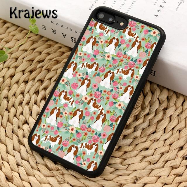 Krajews Cavalier King Charles Spaniel Dog Phone Case For iPhone 17 Air 16 15 14 plus 11 12 13 pro max coque Fundas