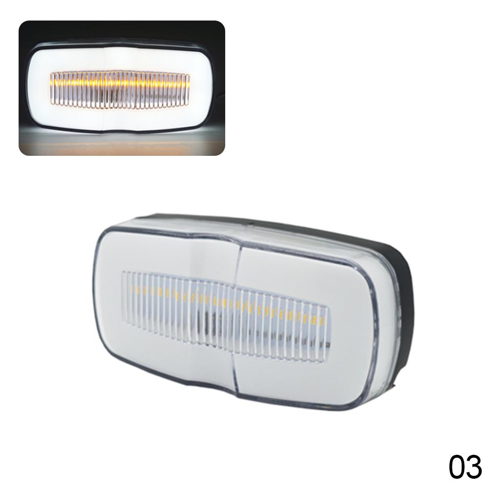 12V 24V LED Side Marker Lights Car External Lights Warning Tail Light Signal Brake Lamps for Truck Trailer Lorry Bus 28LED