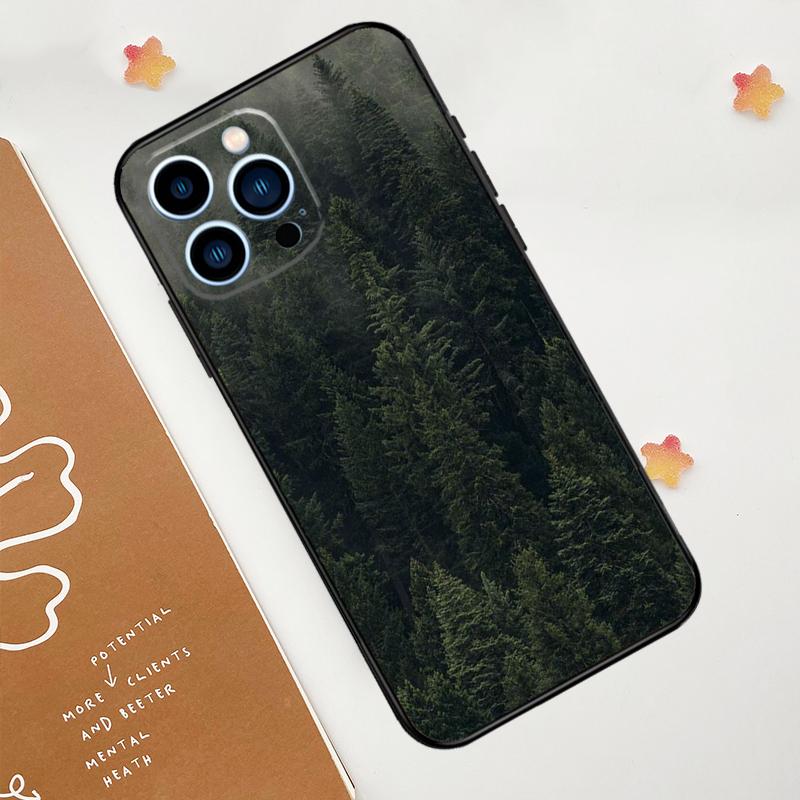 Beautiful Mountain Forest Nature Case For iPhone 11 12 13 14 15 16 Pro Max 15 16 Plus 13 12 Mini X XS XR Cover