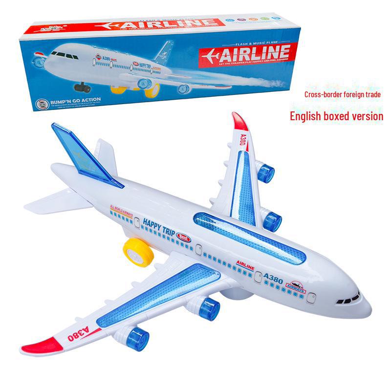 

Электрическая вспышка музыкальная модель Airbus A380 авиационная игрушка