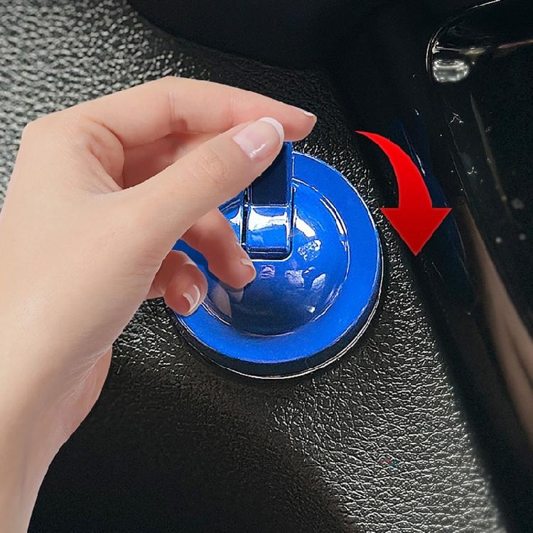 Push to Start Button Cover Sticker Auto Engine Ignition Switches Protector Cover Button Start Button Decals for Car