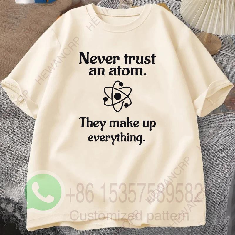 Science Chemistry TShirt Mens Tracksuit Cotton Casual Sportswear Crew Neck Pullover Short Sleeve Breathable Summer Streetwear