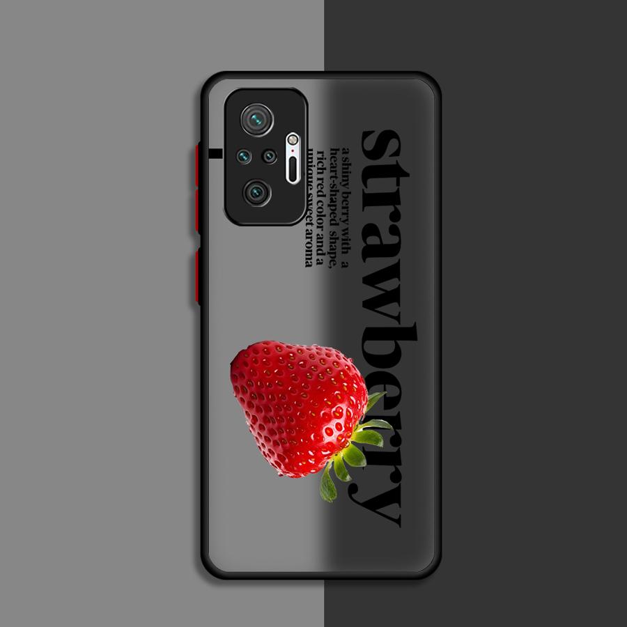 

Cherry Strawberry Case for Xiaomi Redmi Note 14 13C 14C 11 9S 12 10 13 Pro Plus A4 Funda Back Phone Cover Redmi Note 9S