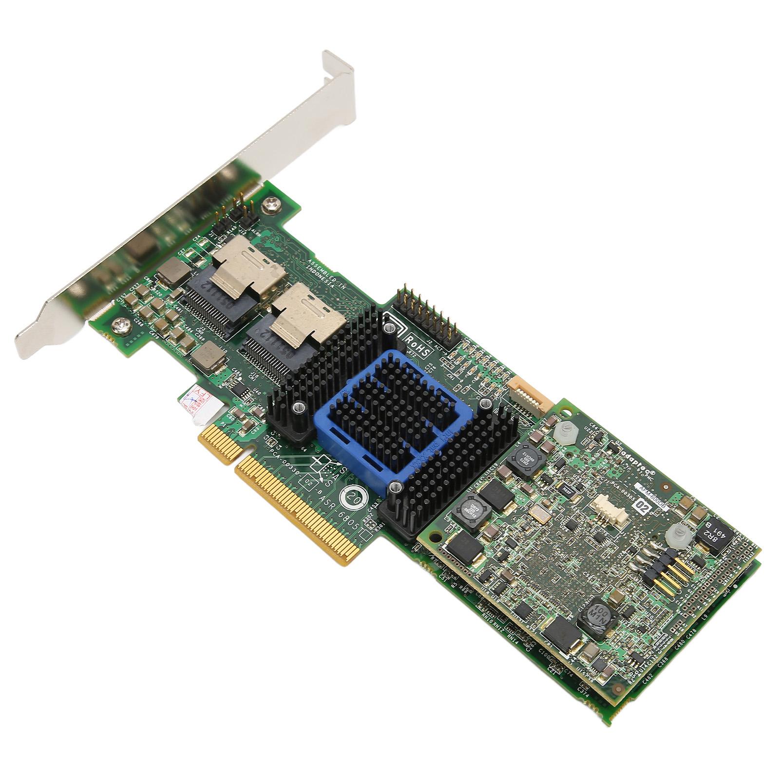 

PCIE 2.0 X8 Array Card Cache Protection Smart Power Management ASR 6805T Controller Card for Web