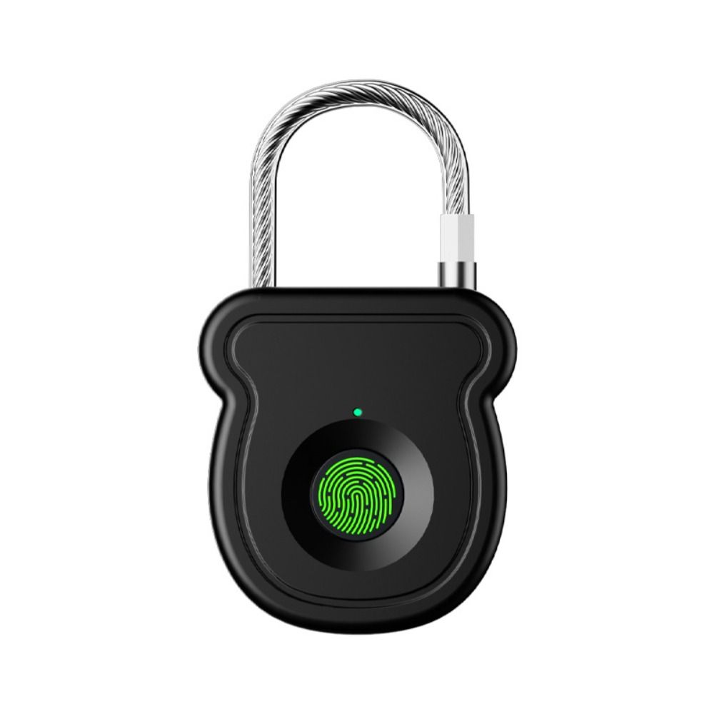 ABS Material Smart Padlock Waterproof Fingerprint Lock Fingerprin Keyless Lock Backpack